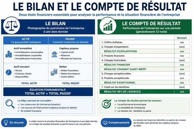 Le bilan et le compte de résultat