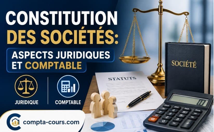 Constitution des sociétés:Aspects juridiques et comptable